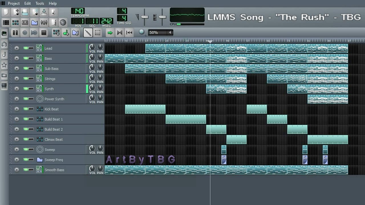 LMMS Song - "The Rush" - TBG