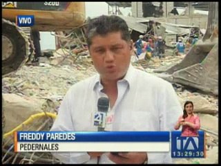 Fuertes réplicas inquietan a los habitantes de Pedernales