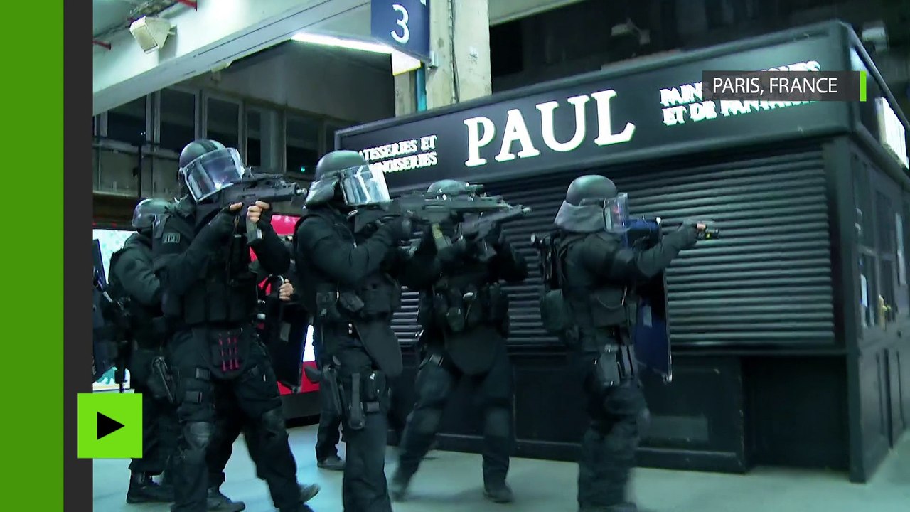 Drones et robots lors d’exercices anti-terroristes à Paris