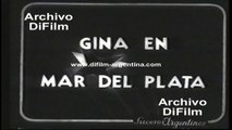 DiFilm - Gina Lollobrigida visita la ciudad de Mar del Plata (1954)