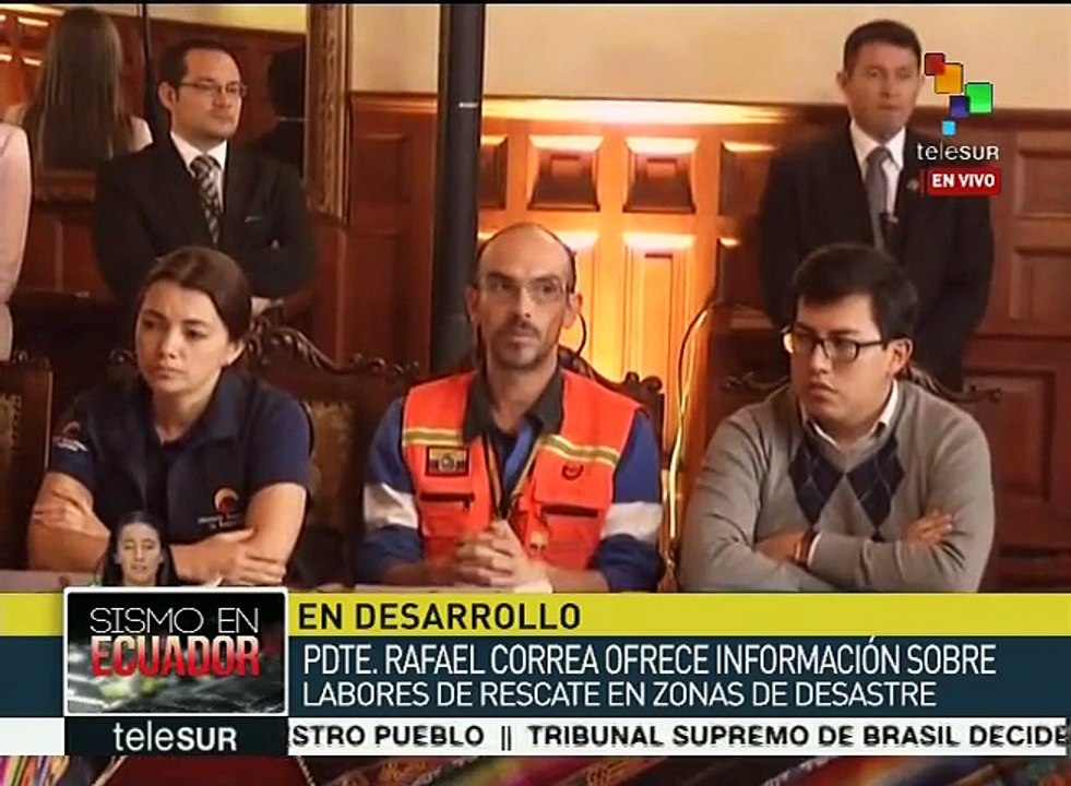 Rafael Correa: Ecuador enfrenta la mayor emergencia de últimos 70 años