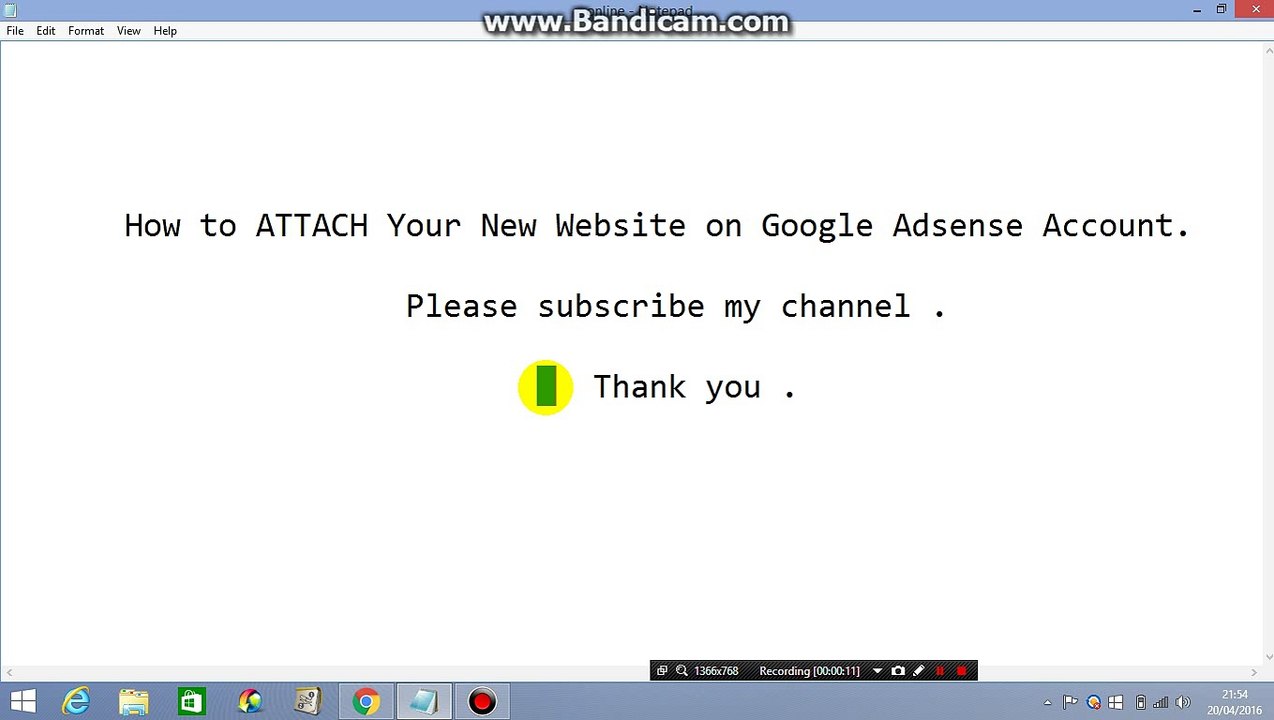 How to ATTACH Your New Website on Google Adsense Account