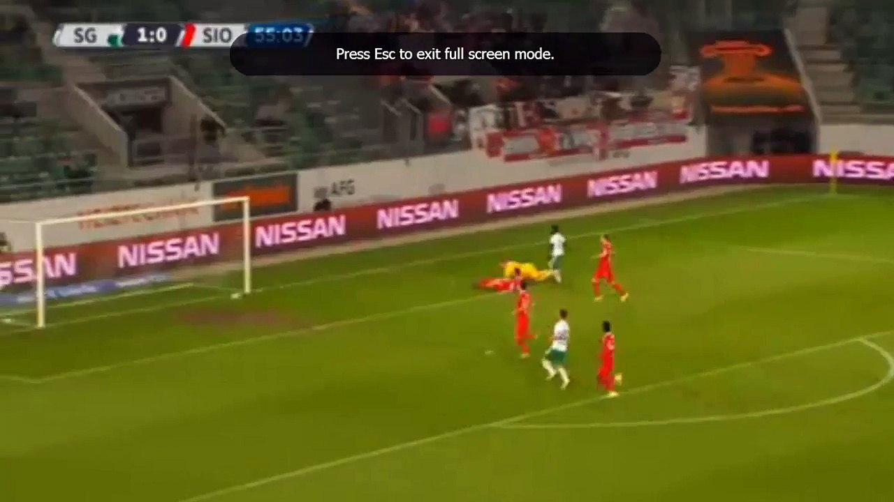 FC St Gallen 2-1 FC Sion  Edgar Salli Goal  Swiss Super League 20-04-2016 HD