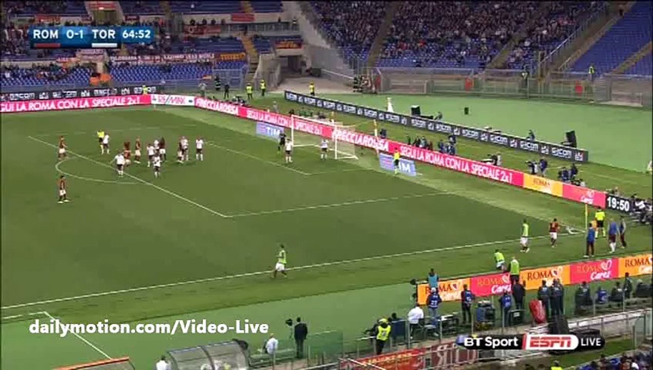 Konstantinos Manolas Goal HD - Roma 1-1 Torino - 20-04-2016
