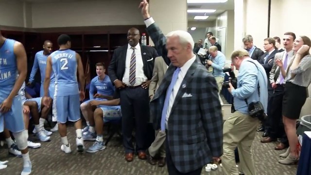 UNC Mens Basketball: Locker Room Celebration Post Virginia ACC Tournament