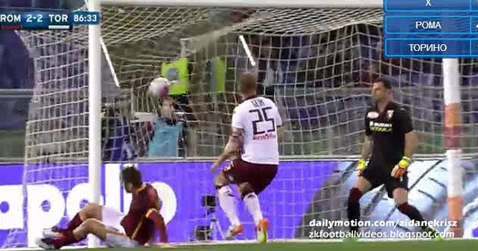 2-2 Francesco Totti Goal - Roma 2-2 Torino Serie A 20.04.2016