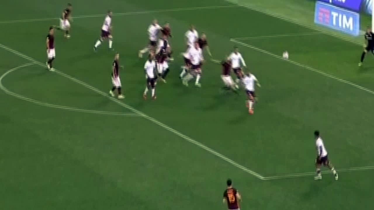 Francesco Totti Goal AS Roma 2 - 2 Torino 2016