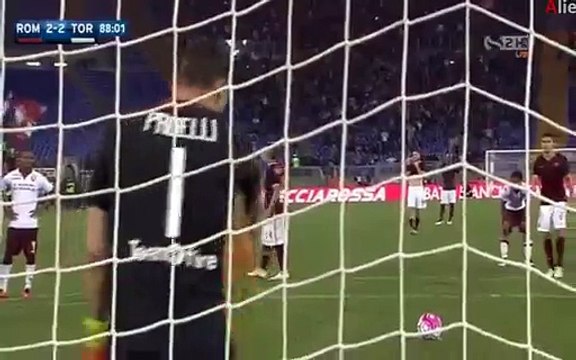 3-2 Francesco Totti Penalty Goal HD - As ROMA 3-2 Torino Serie A