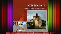 READ FREE FULL EBOOK DOWNLOAD  German CLEP Test Study Guide  Pass Your Class  Part 1 Full Free