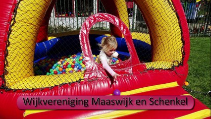 Wethouder Hamerslag opent buitenspeeldag Wijkvereniging Maaswijk en Schenkel / Spijkenisse 2016