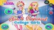Elsa and Rapunzel College Girls - Disney Princess Elsa and Rapunzel Makeup and Dress Up Game
