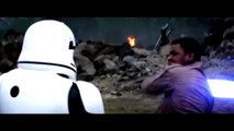 Kylo Ren vs Finn Fight Footage In Order [HD] All Lightsaber Footage Star Wars The Force Aw