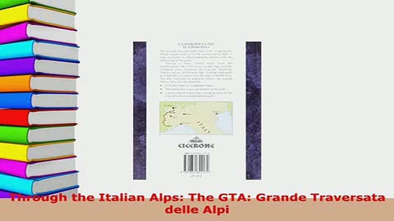 PDF  Through the Italian Alps The GTA Grande Traversata delle Alpi Read Full Ebook