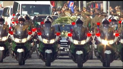 Patricio Aylwin es velado con honores en el Congreso chileno