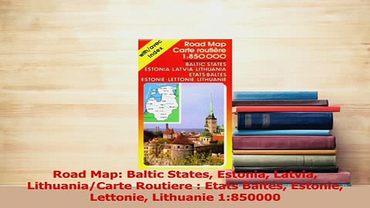 PDF  Road Map Baltic States Estonia Latvia LithuaniaCarte Routiere  Etats Baltes Estonie Download Online