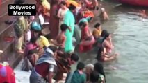 Holy Sensation On The Bank Of River Varanasi Ganges On Holi