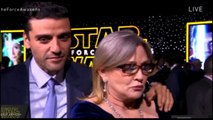 Carrie Fisher Oscar Isaac Swear ALOT on LIVE STREAM Star Wars The Force Awakens Red Carpet