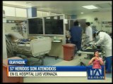 Heridos por terremoto son tratados en el hospital Luis Vernaza