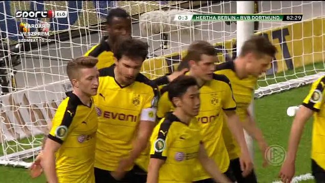 Henrikh Mkhitaryan Goal HD - Hertha Berlin 0-3 Borussia Dortmund - 20-04-2016