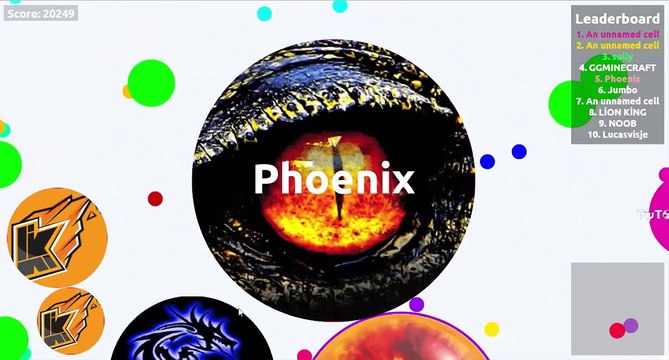 Agar.io Solo Gameplay Score 25k (Phoenix)