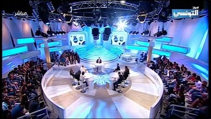 وليد التونسي يغادر استوديو قناة الحوار