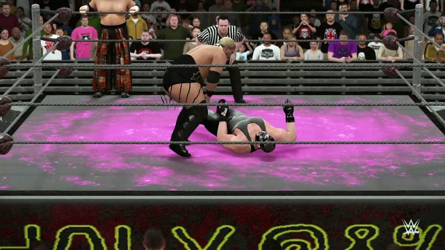 WWE 2K16 rikishi/haku v kane/big boss man