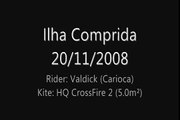 Kitebuggy Ilha Comprida 20-11-2008 - Kite HQ CrossFire II (5.0)