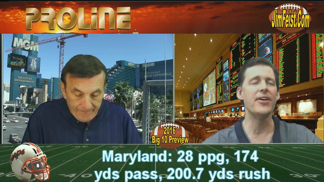 2016 Big 10 Football Betting Preview #1 (Ohio St, Michigan St, Michigan, Maryland)