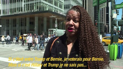 Les New-Yorkais réagissent aux résultats des primaires