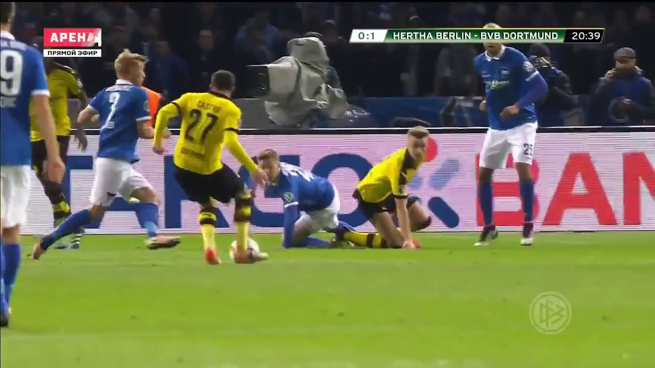 Hertha Berlin 0-3 Dortmund ALL Goals and highlights DFB Pokal 20.04.2016