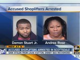 Accused shoplifters arrested in Scottsdale