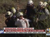 Climber falls while at Echo Canyon