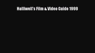 Read Halliwell's Film & Video Guide 1999 Ebook Online