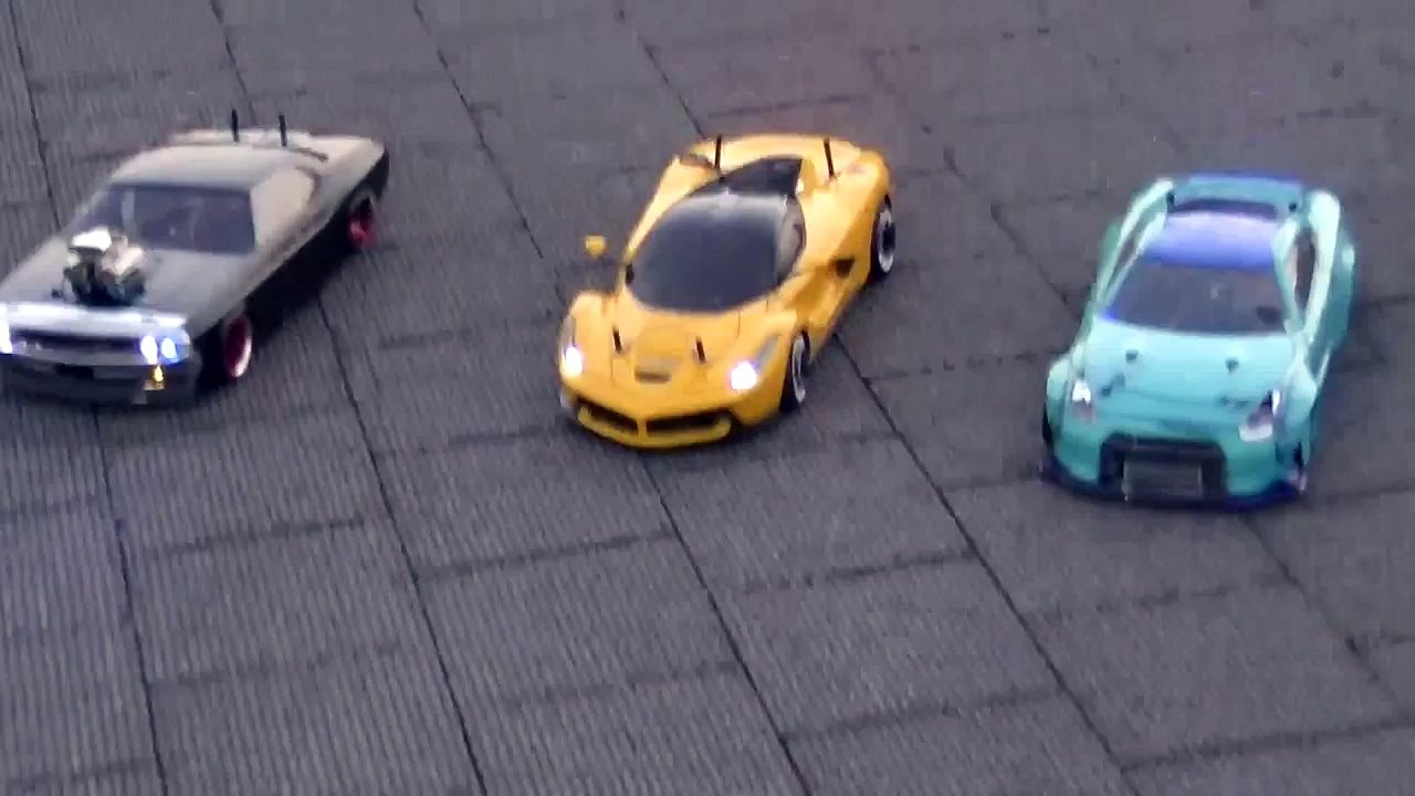 RC Car Drifting Dadge Charanger,GTR,Ferrali