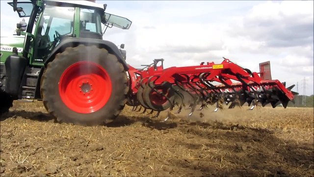 2 x Fendt 714 Vario - Eggen & bemesten 2012