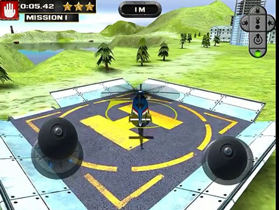 3D Helicopter Parking Simulator Games - Real Heli Flying Driving Test Run Park Sim Game iOS Gameplay