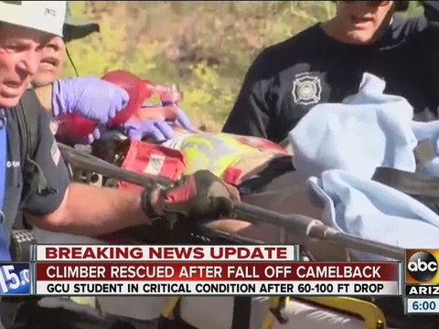 Hiker falls 100 feet from Phoenix peak