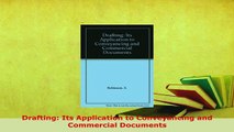 Download  Drafting Its Application to Conveyancing and Commercial Documents Free Books