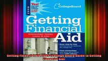 READ book  Getting Financial Aid 2009 College Board Guide to Getting Financial Aid Full EBook