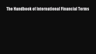 Read The Handbook of International Financial Terms Ebook Free