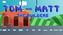 Racing Car Tom & Matt the Construction Trucks  Construction Cartoons in 3D for kids
