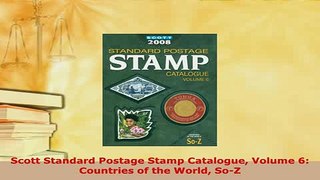 PDF  Scott Standard Postage Stamp Catalogue Volume 6 Countries of the World SoZ Read Online