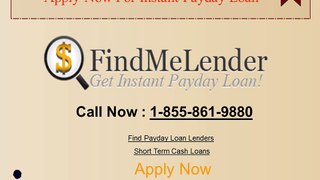 Payday Loan - Findmelender