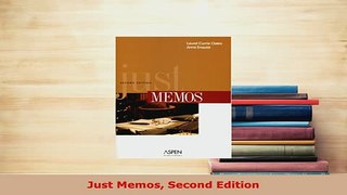 Download  Just Memos Second Edition  EBook
