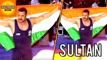 Salman Khan With National Flag On Sultan Sets | Bollywood Asia