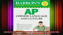 DOWNLOAD FREE Ebooks  Barrons AP Chinese Language and Culture with Audio CDs Barrons AP Chinese Language  Full Ebook Online Free