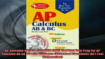 DOWNLOAD FREE Ebooks  AP Calculus ABBC wCDROM REA The Best Test Prep for AP Calculus AB ad BC with TESTware Full EBook