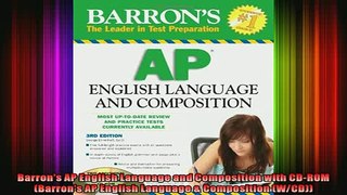 READ book  Barrons AP English Language and Composition with CDROM Barrons AP English Language  Full Free