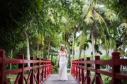 Wedding in Red Bridge tropical gardens - Hoi An, Da Nang, Vietnam