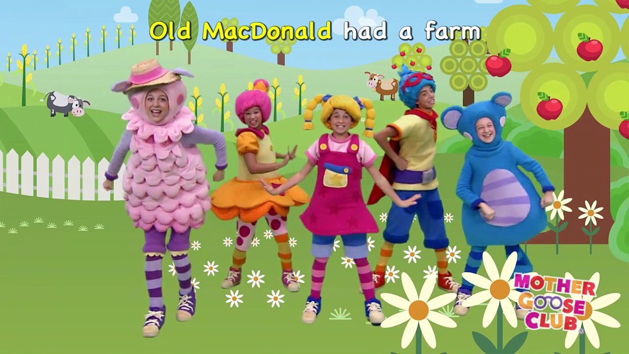 Old MacDonald Had a Farm - Mother Goose Club Nursery Rhymes - Dailymotion  Video